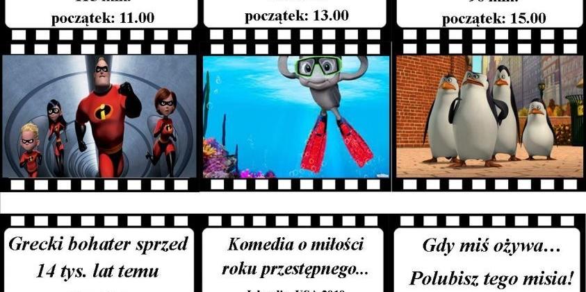 Wakacyjne kino za darmo