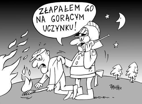 Płoną stodoły