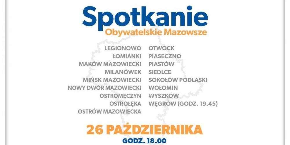 Platforma zaprasza na spotkania