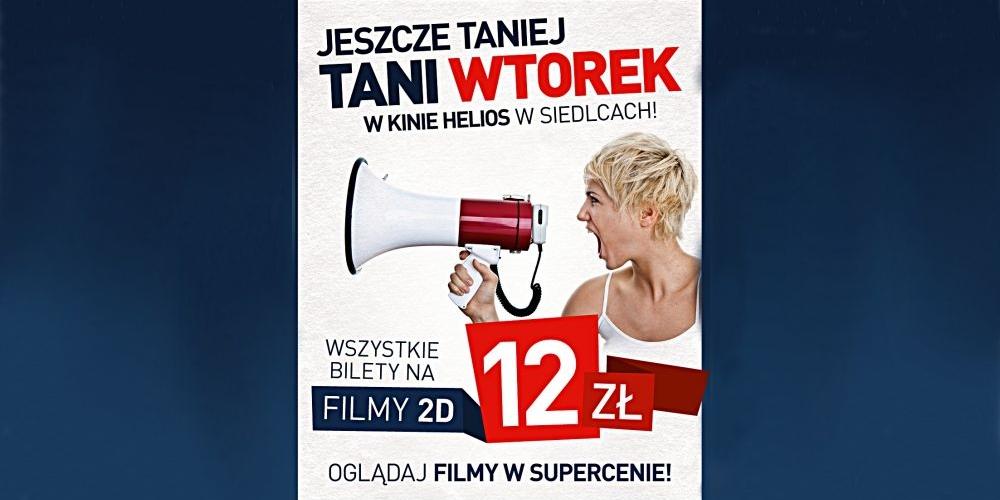 P R O M O C J ATanie wtorki w Heliosie