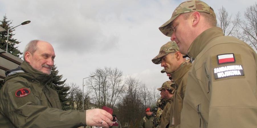 Antoni Macierewicz na szkoleniu...