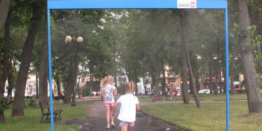 W Łosicach kurtyny wodne są dwie