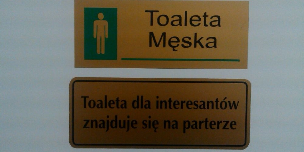 Łazienki tylko na parterze