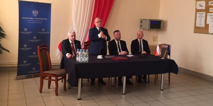 Bielany- Z wojewodą o drogach powiatowych