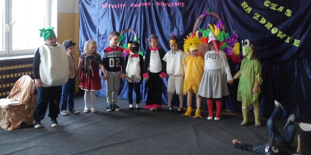 „CZAS NA ZDROWIE” - VII Festyn owocowo-warzywny  w Publicznej Szkole Podstawowej w Bujałach