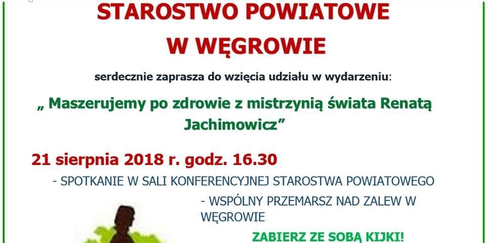 Pomaszeruj z mistrzynią świata po zdrowie