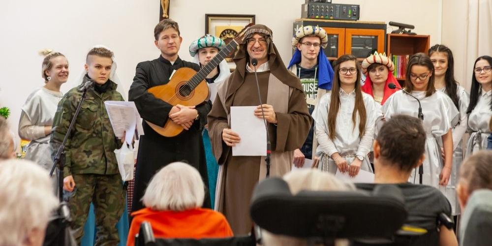 Kolędowali z pacjentami w siedleckim ZOL