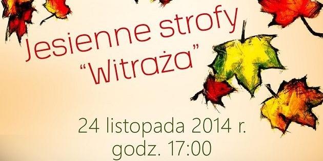 Jesienne strofy Witraża