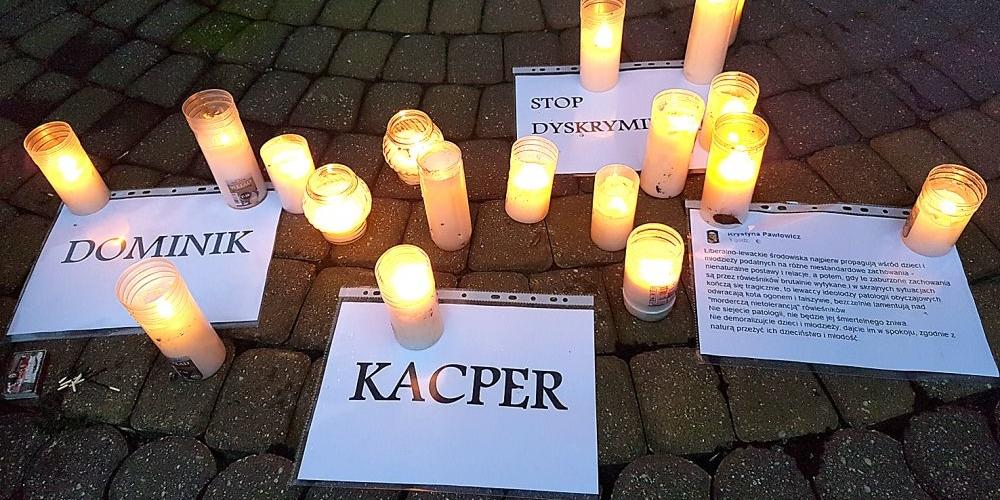 Protest przed biurem Krystyny Pawłowicz