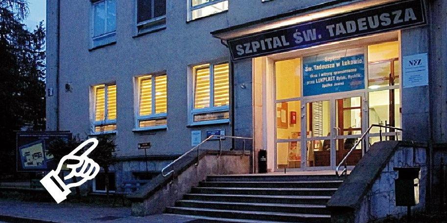 Kaplica w łukowskim szpitalu