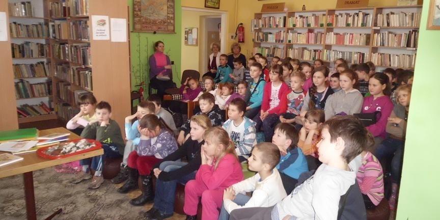 Robert Karwat w łochowskiej bibliotece