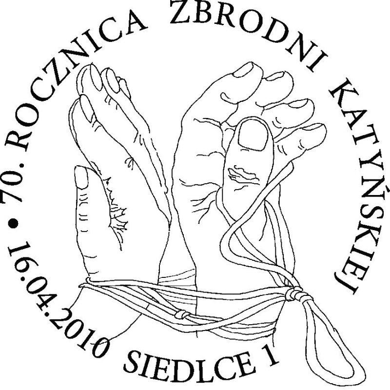 Stempel z okazji 70-lecia zbrodni katyńskiej