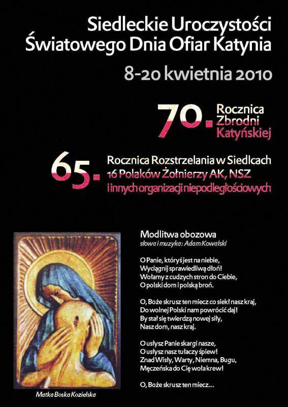 70. Rocznica Zbrodni Katyńskiej