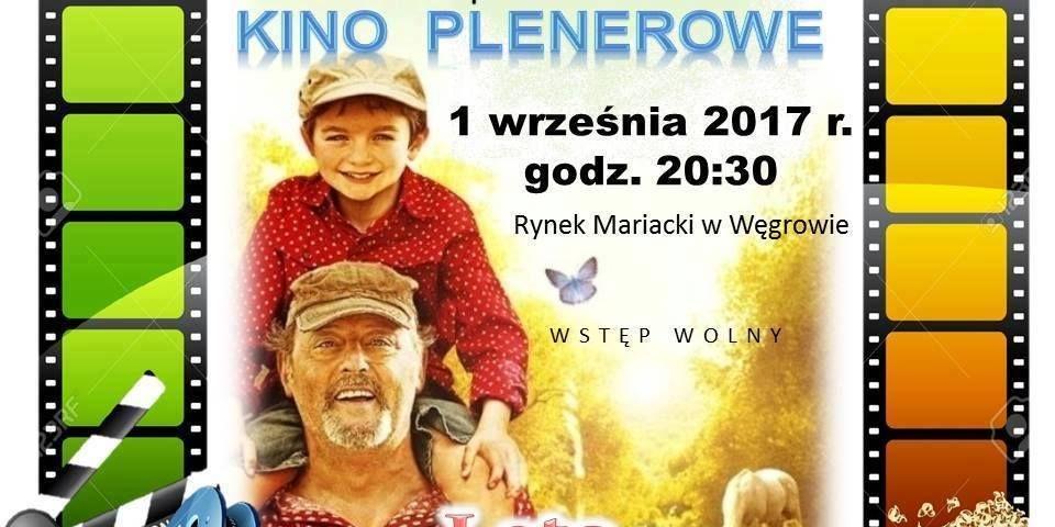 Kino „pod chmurką” w Węgrowie
