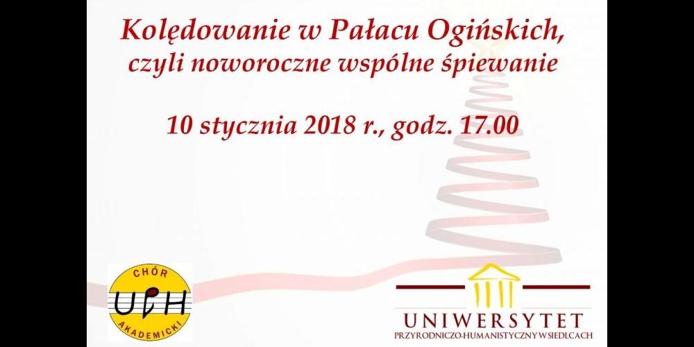 Kolędy rozbrzmieją w Pałacu Ogińskich