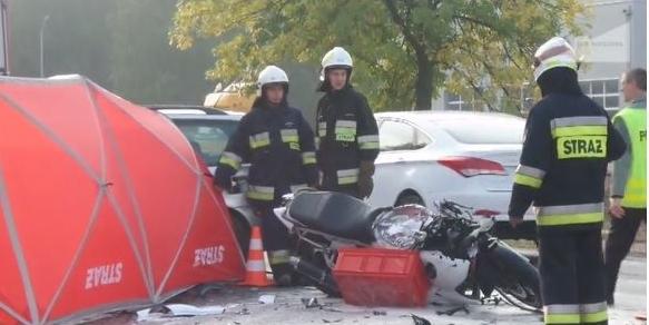 Śmierć motocyklisty