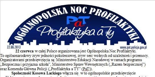 Kosów Lacki włącza się do akcji