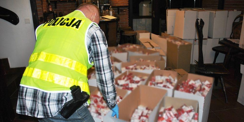 Nielegalna wytwórnia papierosów zlikwidowana
