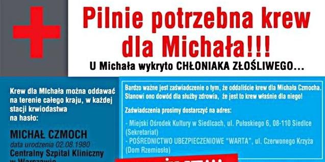 Oddaj krew, uratuj życie
