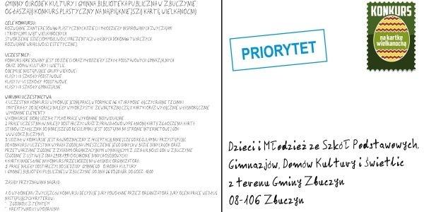 Konkurs na kartkę wielkanocną