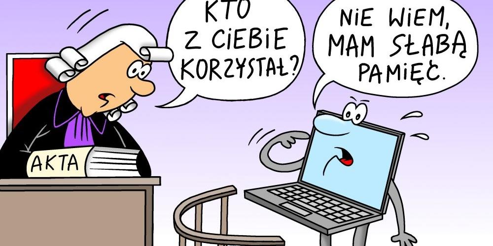 Otruty pies,  sekretarka i urzędowe IP