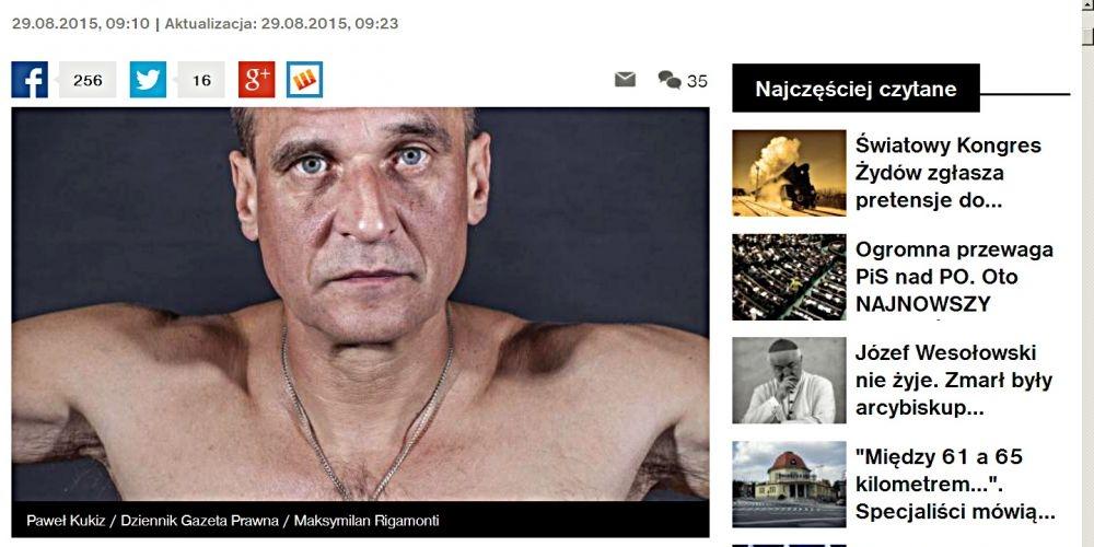 Kukiz o układzie z Izdebskim