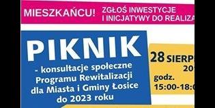 W Łosicach: Piknik i konsultacje