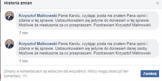 Oświadczenie PiS-u