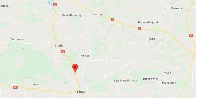 Uwaga kierowcy! Droga Siedlce-Łuków zablokowana!