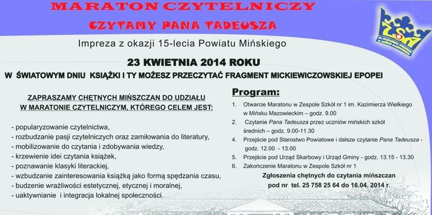 W Mińsku maraton czytelniczy