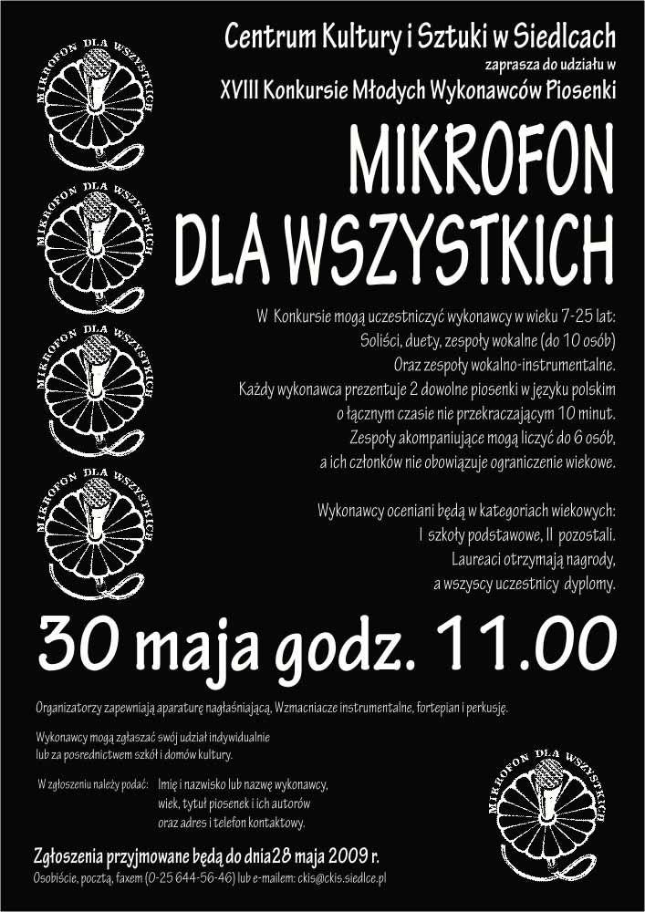 Mikrofon dla  Wszystkich