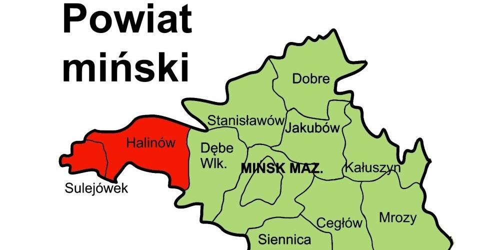 Powiat miński bez Sulejówka i Halinowa?