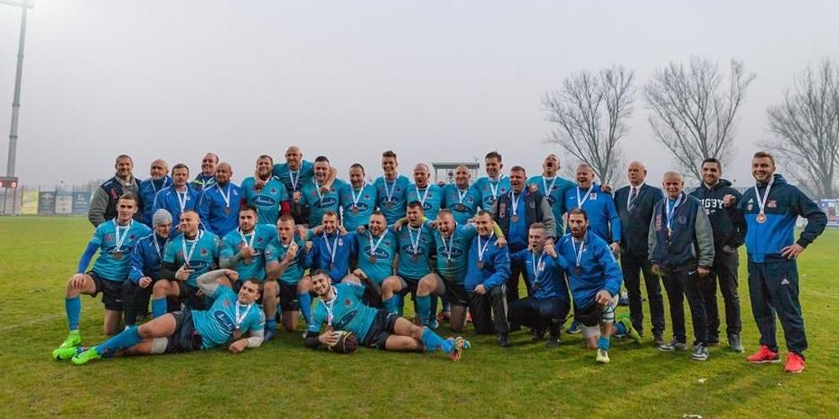 Rugbyści z medalem