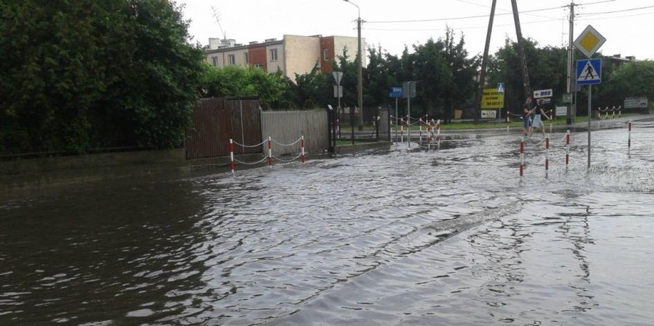 Mińsk Mazowiecki pod wodą