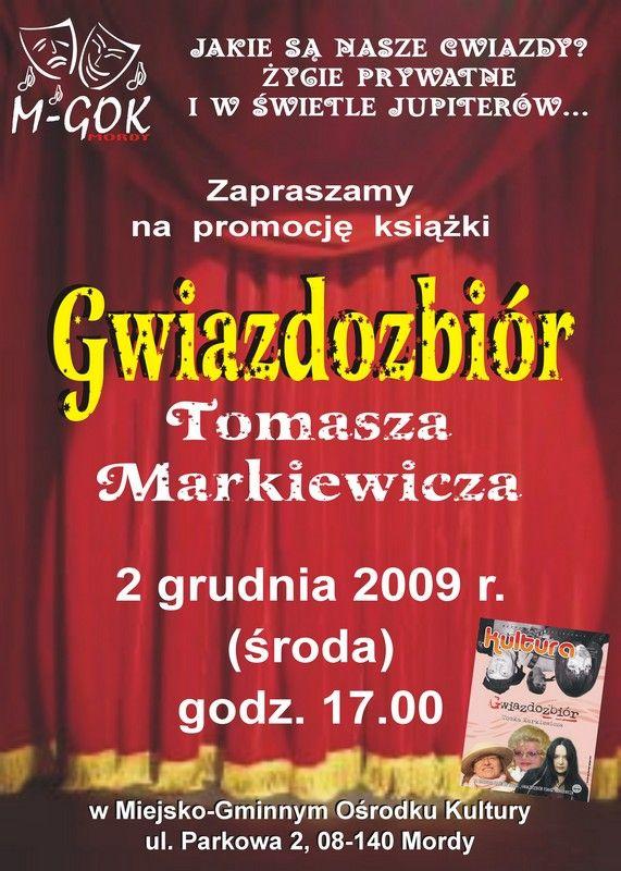Spotkania autorskie Tomasza Markiewicza  