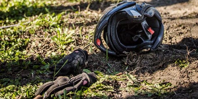 Poważny wypadek na motorze