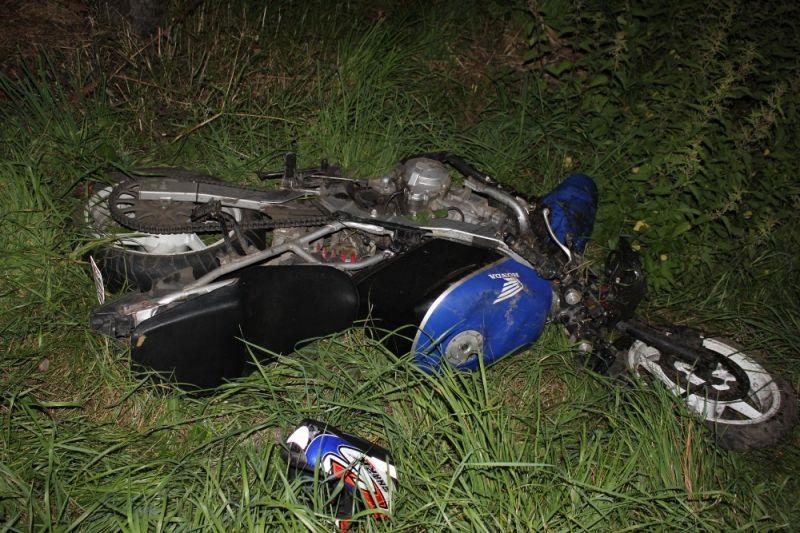Motocyklista trafił do szpitala