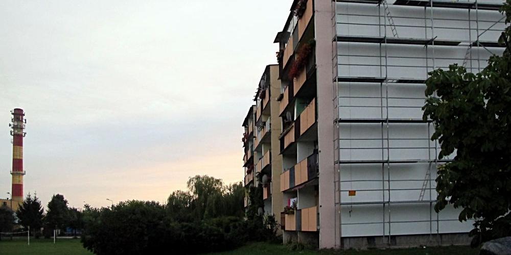 Łukowski mural z Sienkiewiczem