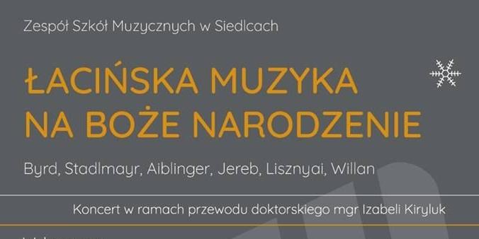 Koncert łaciński w szkole muzycznej