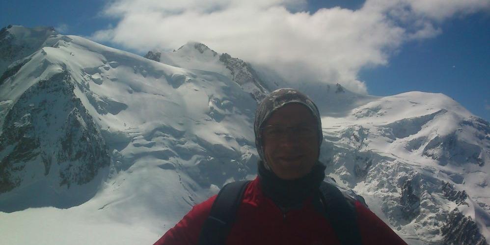Biegał wokół Mont Blanc