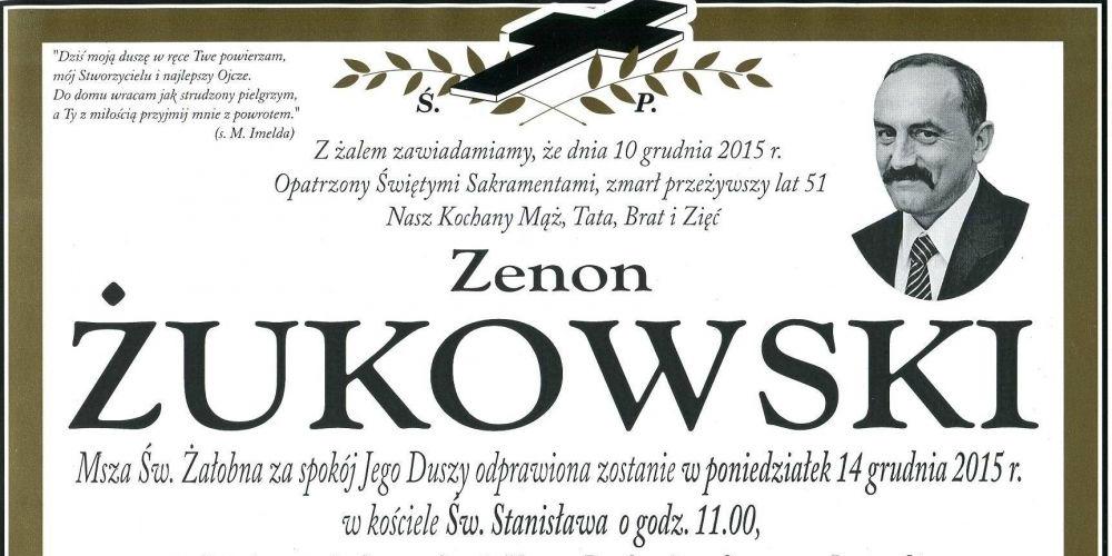 Żegnamy Zenona Żukowskiego