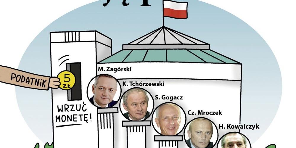 Tak zarabiają nasi wybrańcy