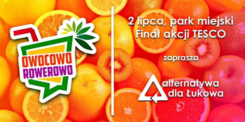 Owocoworowerowa...Rodzinna niedziela w parku