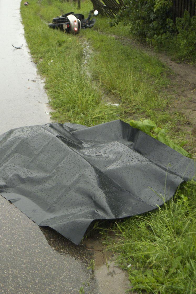 Śmierć motorowerzysty