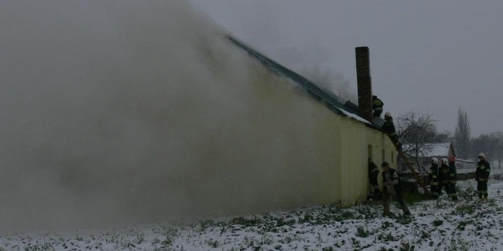 Pożar w stolarni