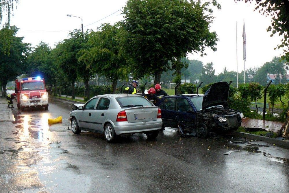Zderzenie pojazdów na Lipowej