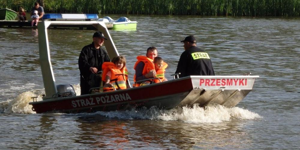 Strażacka łódź robiła furrorę