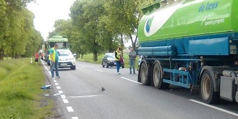 Rzucił się pod ciężarówkę