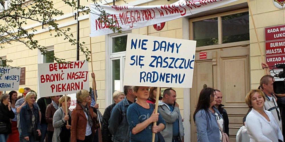 Nie damy zniszczyć piekarni,naszych miejsc pracy!