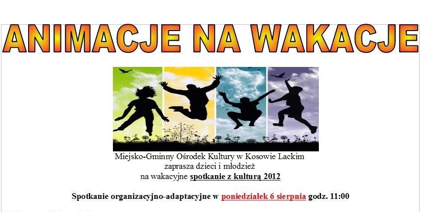Animacje na wakacje